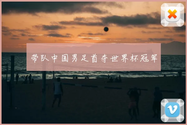 带队中国男足首夺世界杯冠军