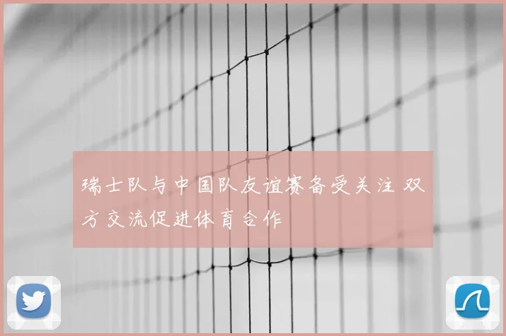瑞士队与中国队友谊赛备受关注 双方交流促进体育合作